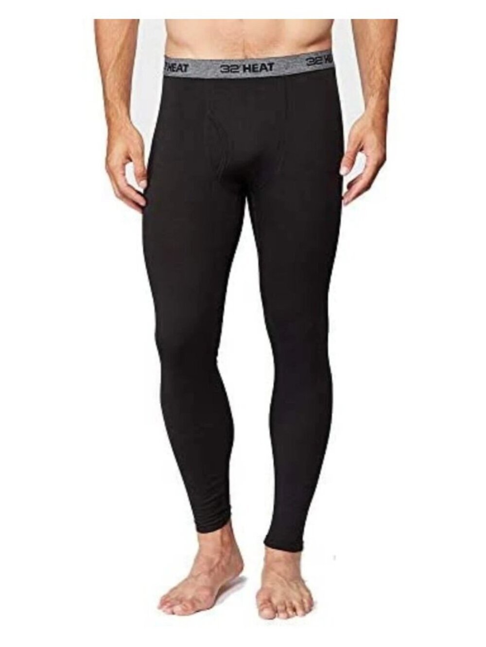 NWT 32 Degrees Heat Men's M Black 2-Pack Base Layer Pants